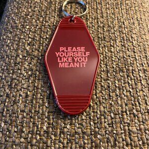 Harry Styles NYC Pleasing Pleasure Pop up Shop Keychain Maroon EXCLUSIVE